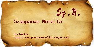Szappanos Metella névjegykártya
